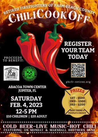 PB  county Firefighters chili cookoff abacoa