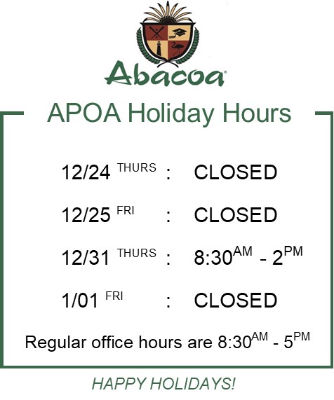 Holiday Hours