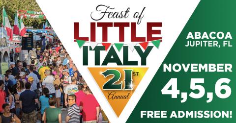 Feast of Little Italy 2023 Downtown Abacoa Jupiter,FL