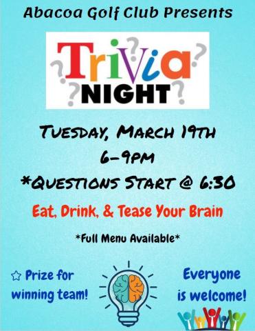 Trivia Night AGC