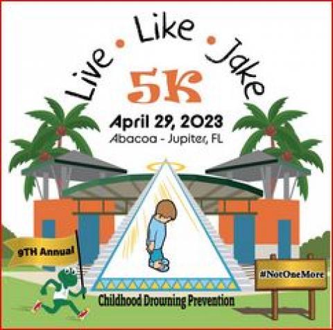 live like jake 5k run walk abacoa ISR self-rescue swim lesson scholarships drowning
