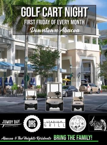 downtown abacoa golf cart night jupiter Heights events