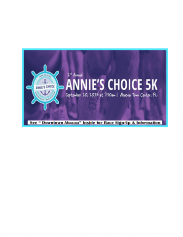 annie's choice 5k run walk suicide prevention month non-profit