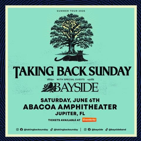 Taking Back Sunday Flyer