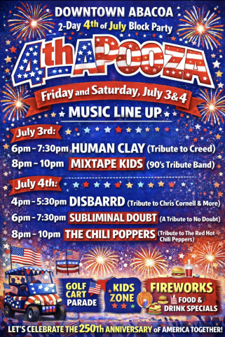 4thAPooza Flyer with Music Line Up