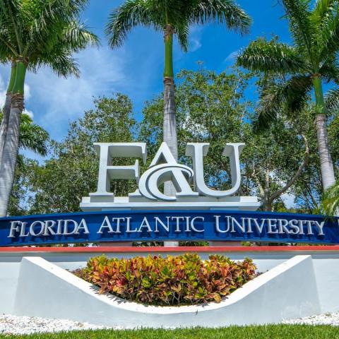 FAU monument sign