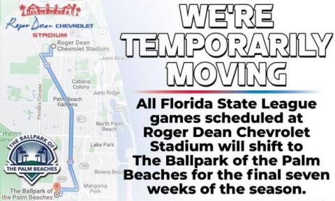 Roger dean stadium closing moving palm beach ball park renovations