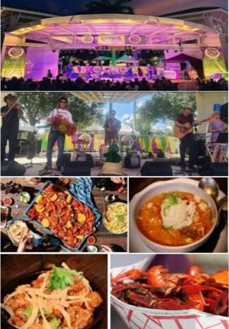 cajun festival music food abacoa amphitheater 