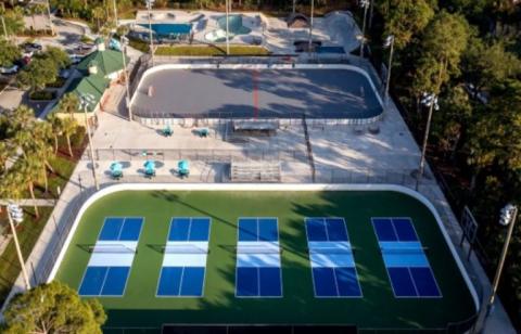 Abacoa community park new pickleball dedicated courts 
