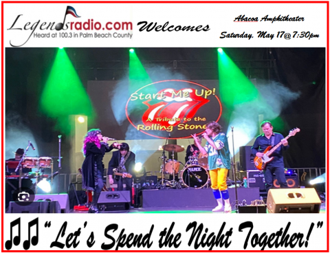 start me up tribute band abacoa jupiter amphitheater live music rolling stones 